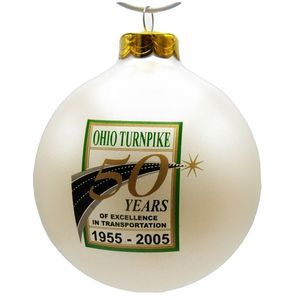 Ohio Turnpike 50th Anniversary Christmas Ornament 1955 2005 Souvenir Highway USA